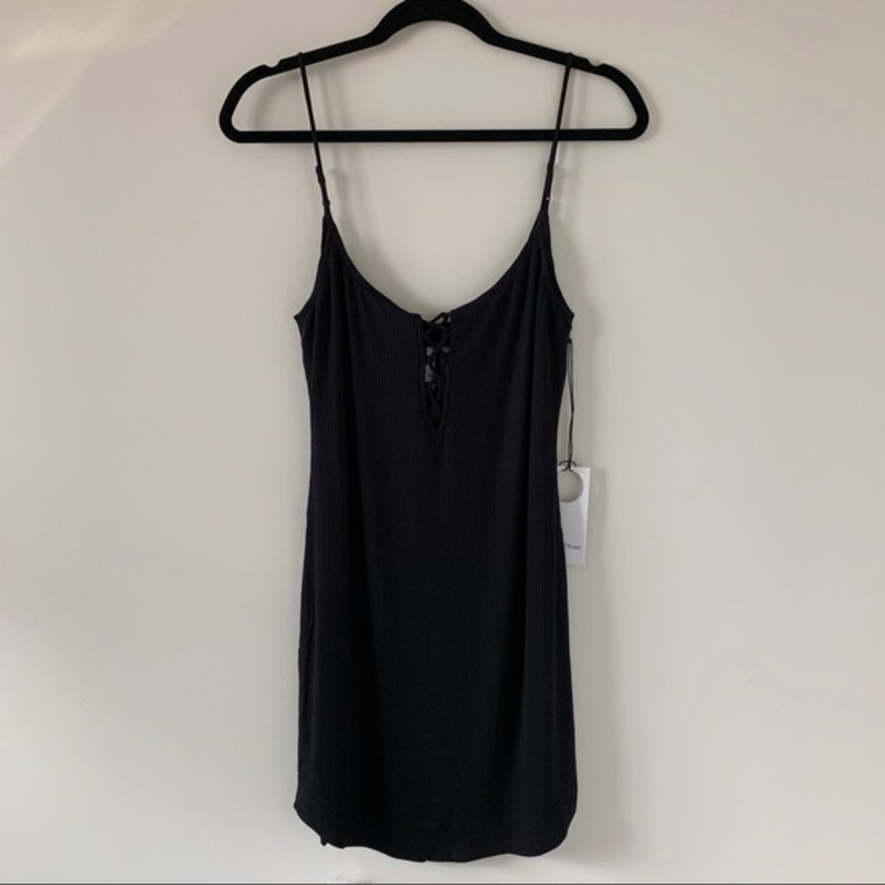 Revolve Privacy Please Terry Mini Dress Black Size Small - Picture 3 of 16